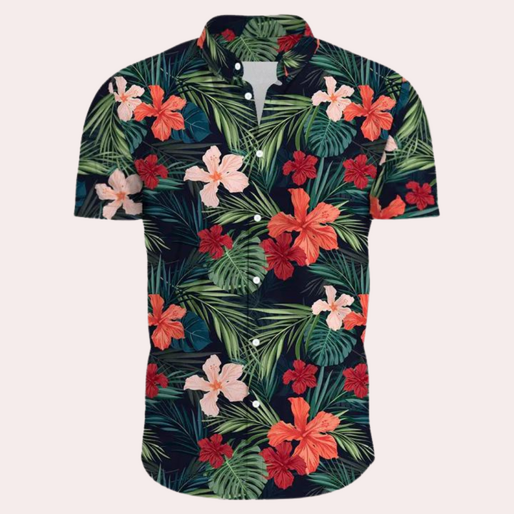 Elegant and colourful Hawaiian shirt for men - Andre Collection