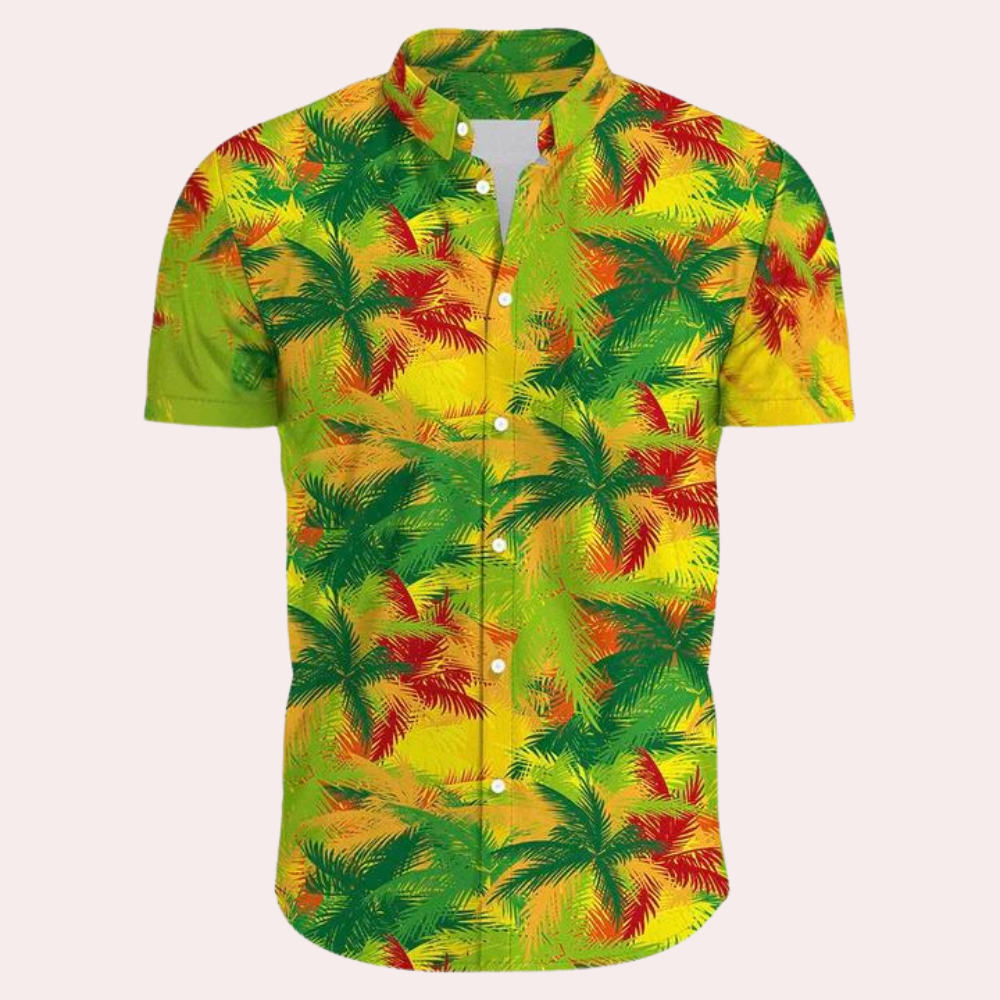 Elegant and colourful Hawaiian shirt for men - Andre Collection