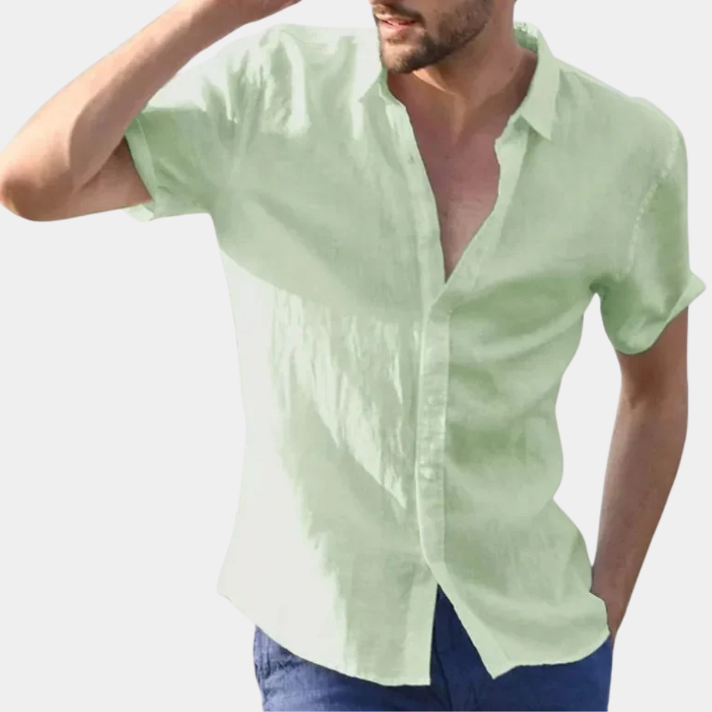 Blaise - Stylish men's summer shirt with an elegant twist