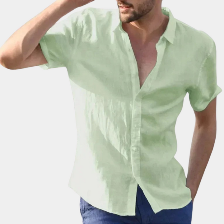Blaise - Stylish men's summer shirt with an elegant twist
