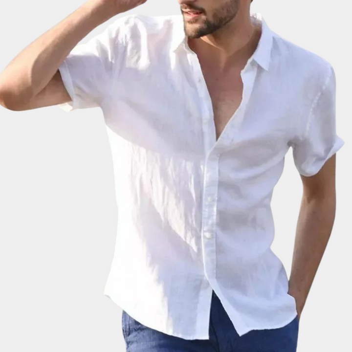 Blaise - Stylish men's summer shirt with an elegant twist