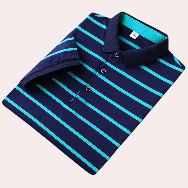 Men's stylish Smart Stripe polo shirt - Jett for a smart look