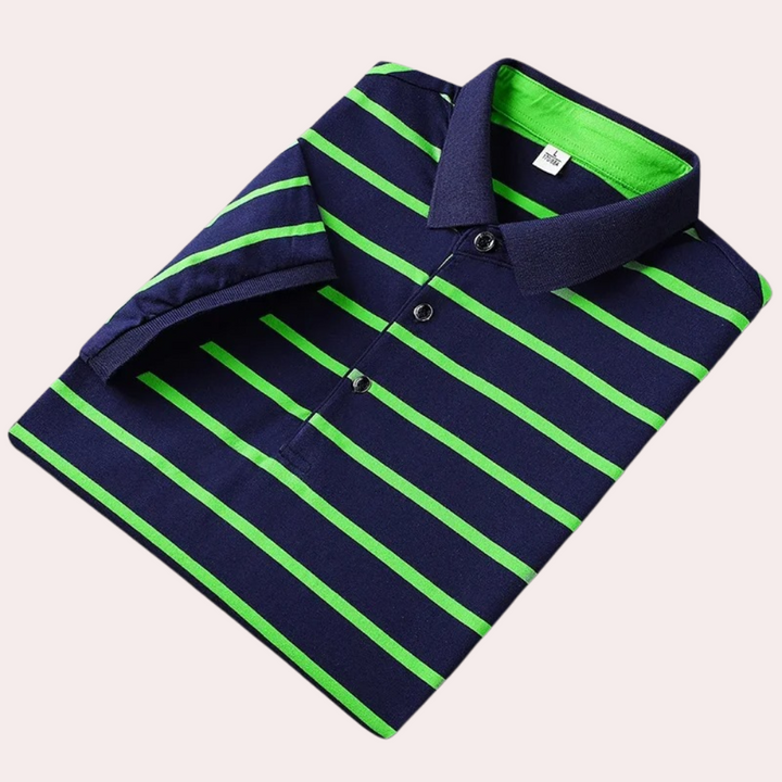 Men's stylish Smart Stripe polo shirt - Jett for a smart look