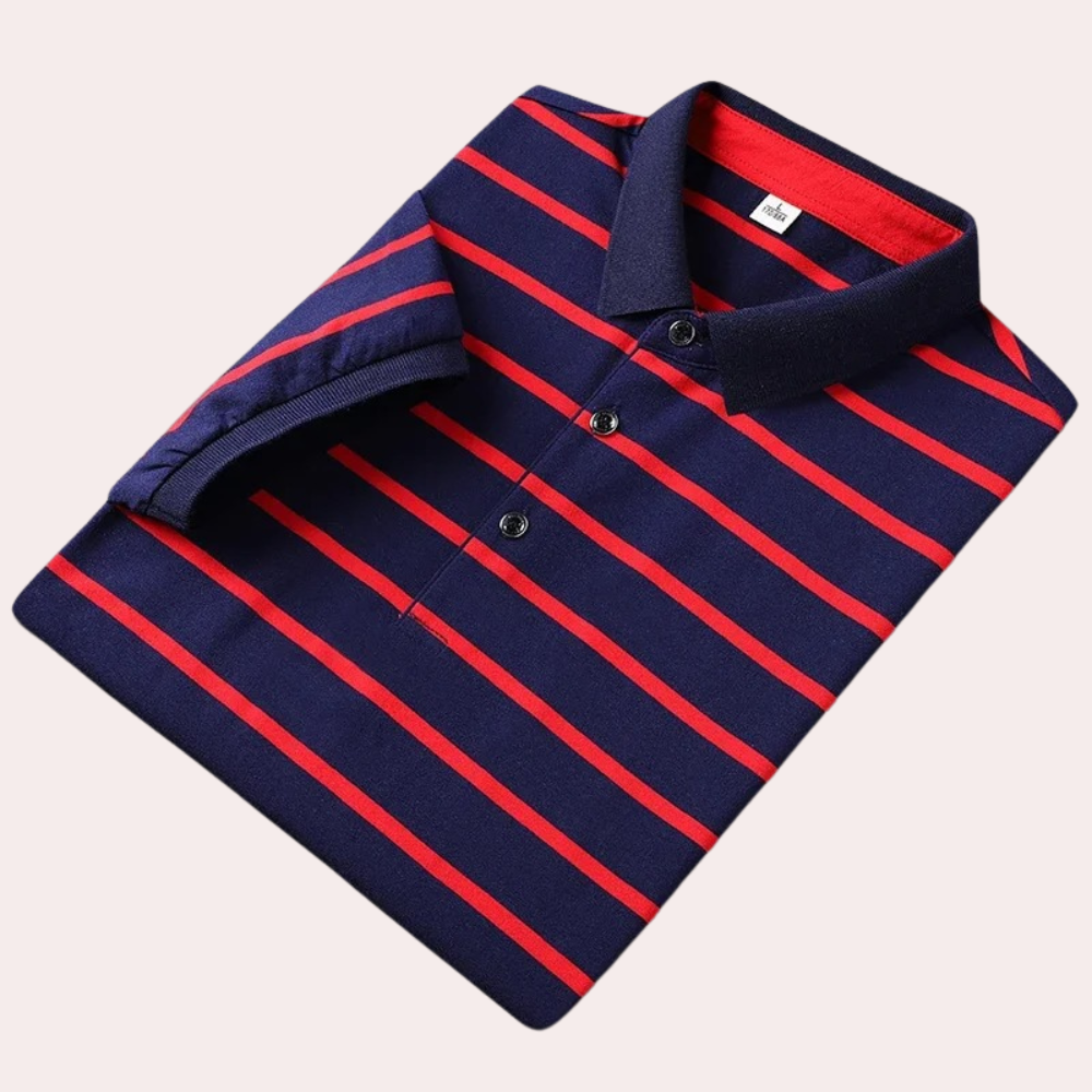 Men's stylish Smart Stripe polo shirt - Jett for a smart look