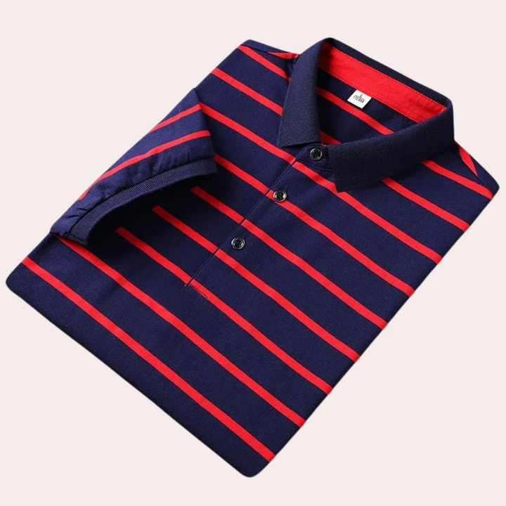 Men's stylish Smart Stripe polo shirt - Jett for a smart look