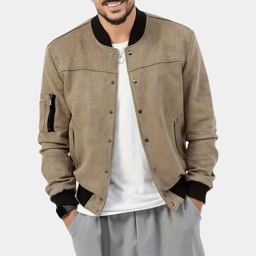 Elegant bomber jacket for men from Amacker - Express your unique style with class!