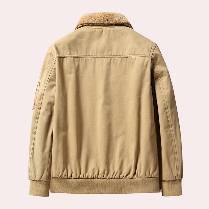 Eberly - Stylish and extremely comfortable bomber jacket for men with functional, roomy pockets