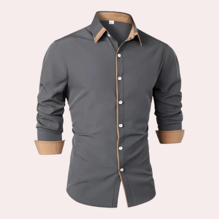 Stylish men's casual shirt from the Fessler brand