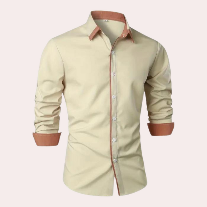 Stylish men's casual shirt from the Fessler brand