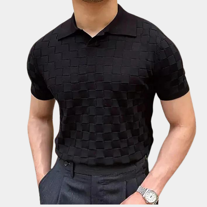 Elegant men's smart casual polo shirt - Jeton