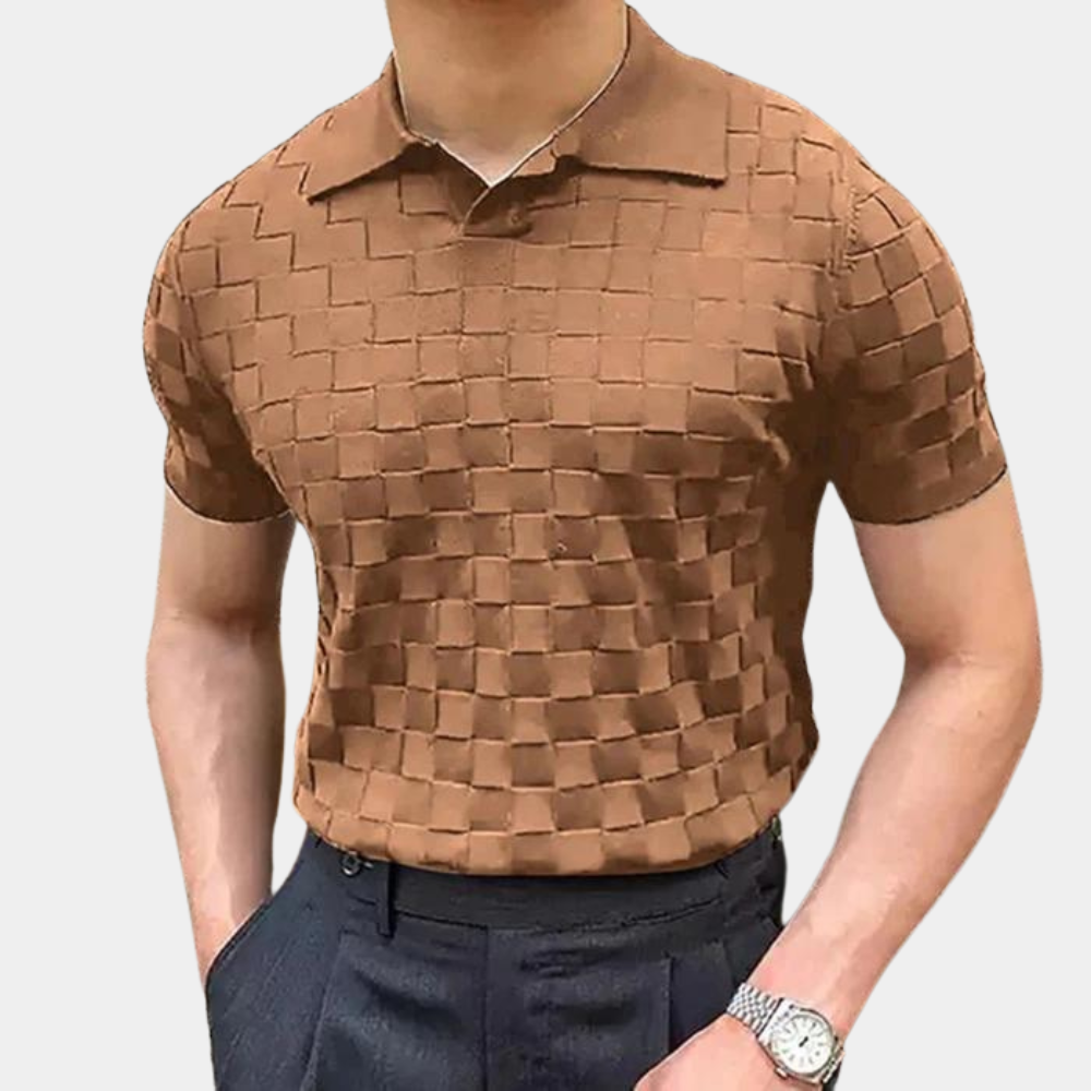 Elegant men's smart casual polo shirt - Jeton