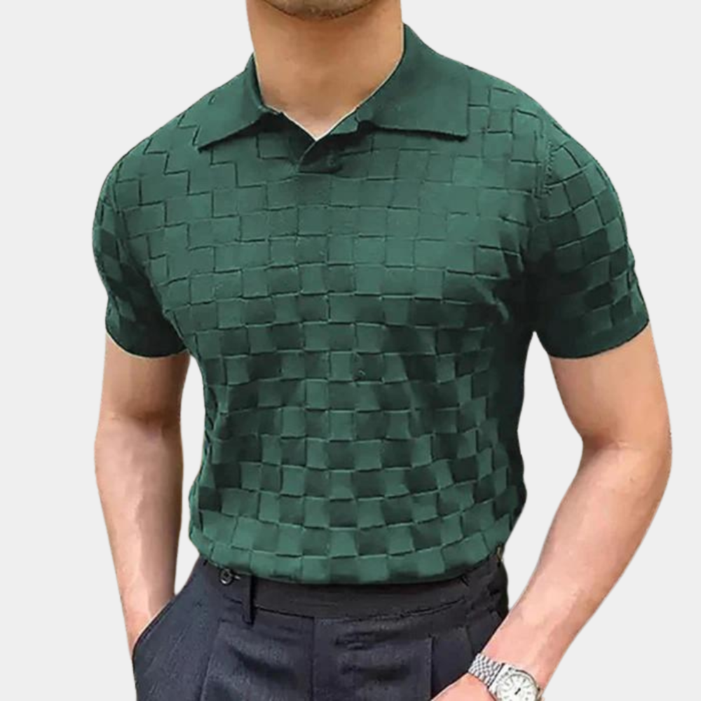 Elegant men's smart casual polo shirt - Jeton