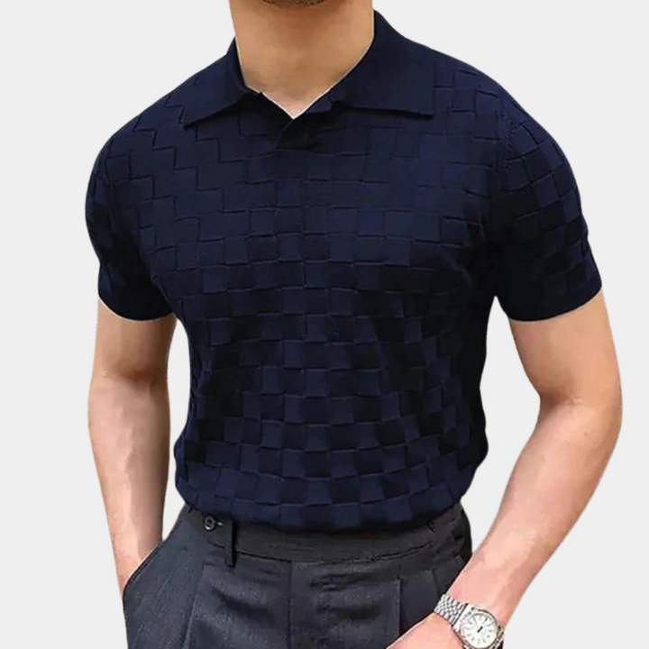 Elegant men's smart casual polo shirt - Jeton