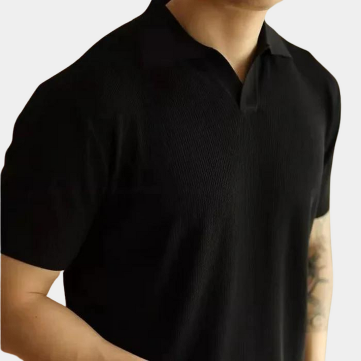 Elegant men's smart casual polo shirt - Jeton