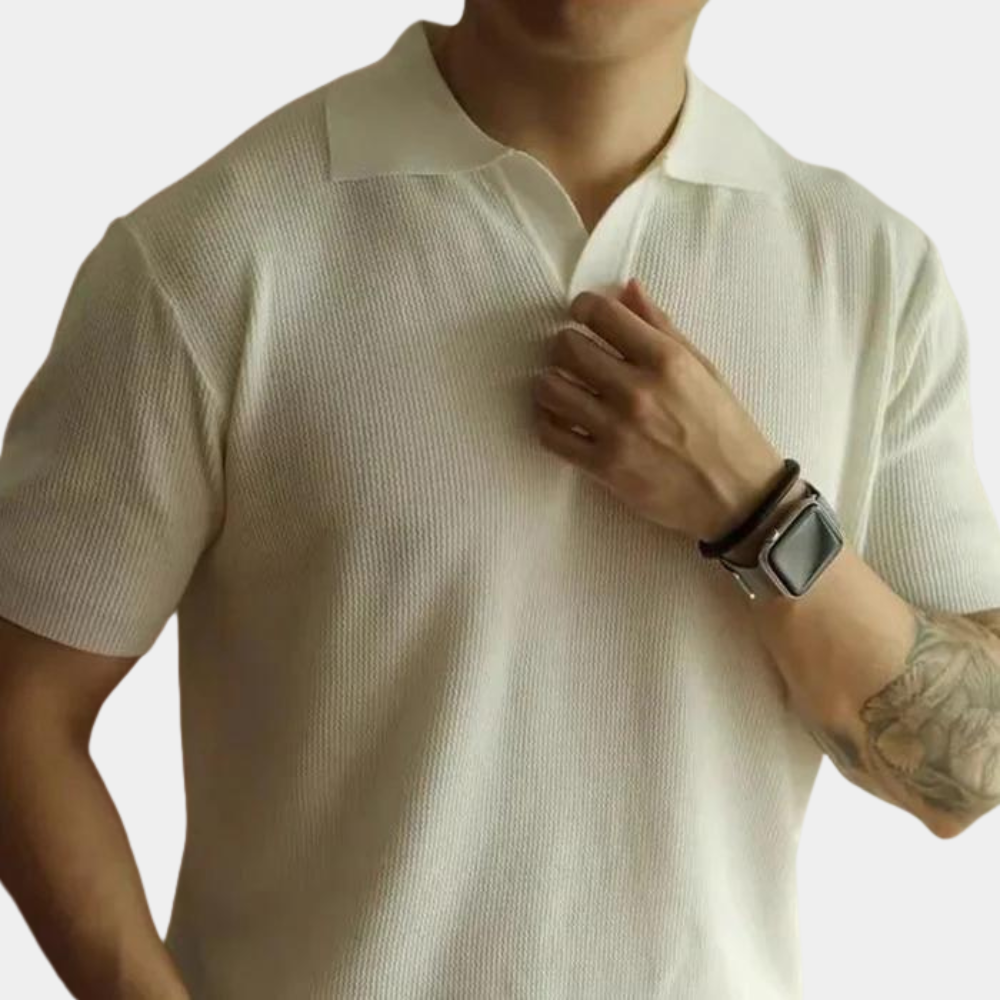 Elegant men's smart casual polo shirt - Jeton