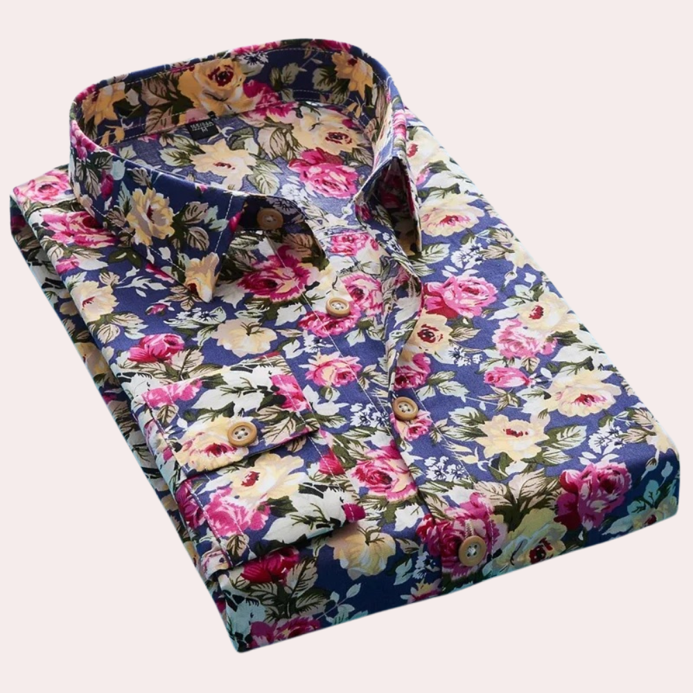 Elegant men's Marti floral shirt - the perfect choice for any occasion!