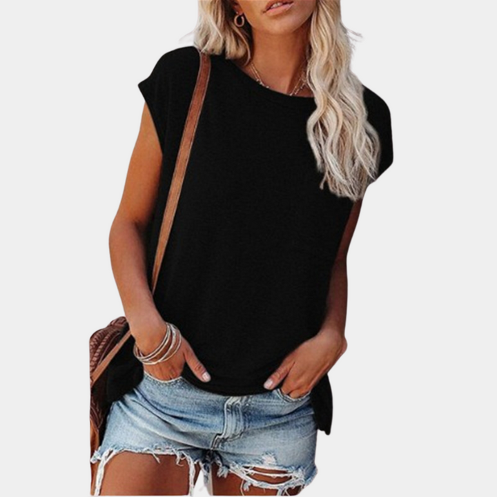 Stylish and relaxed summer T-shirt for women - Azra
