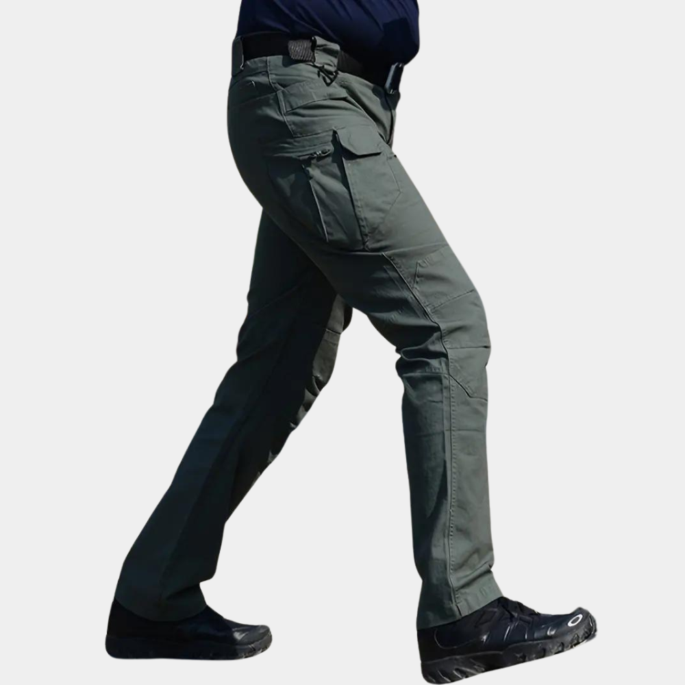 Men's stylish Umberto cargo trousers with innovative storage solutions