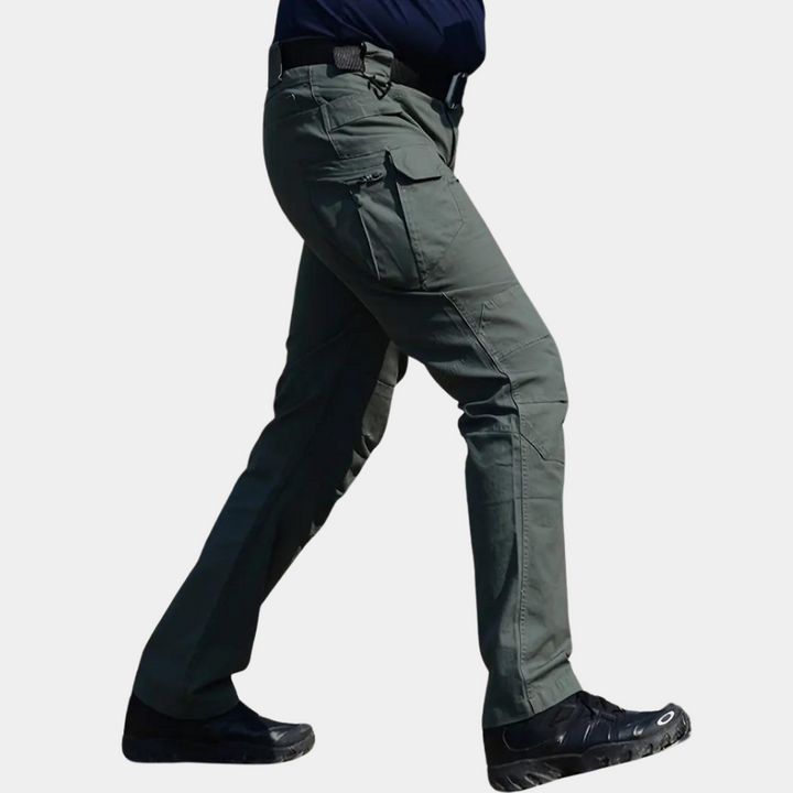 Men's stylish Umberto cargo trousers with innovative storage solutions