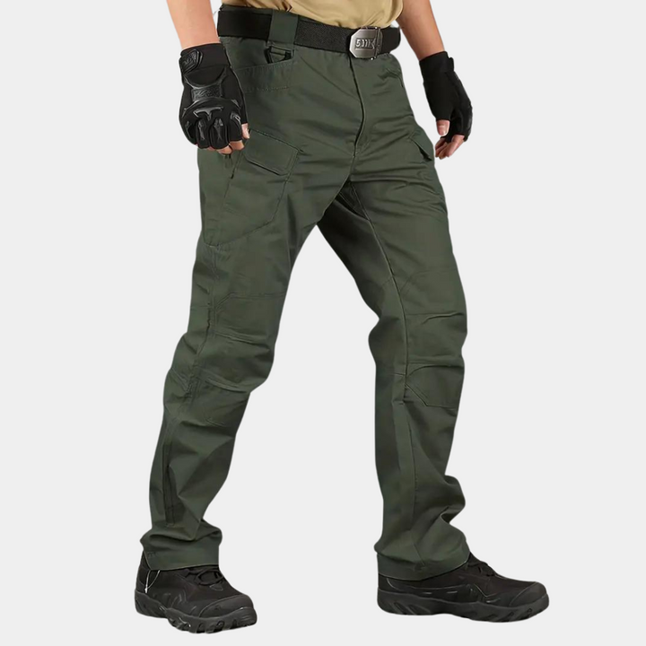Men's stylish Umberto cargo trousers with innovative storage solutions