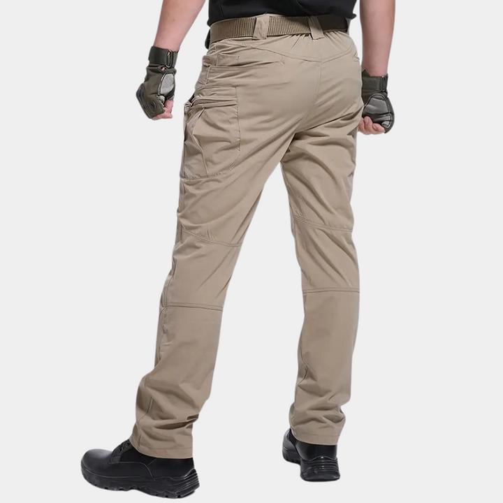 Men's stylish Umberto cargo trousers with innovative storage solutions