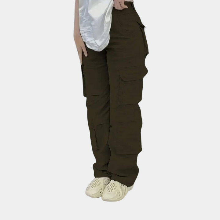 Cecilia - fashionable women's cargo trousers with practical, stylish pockets