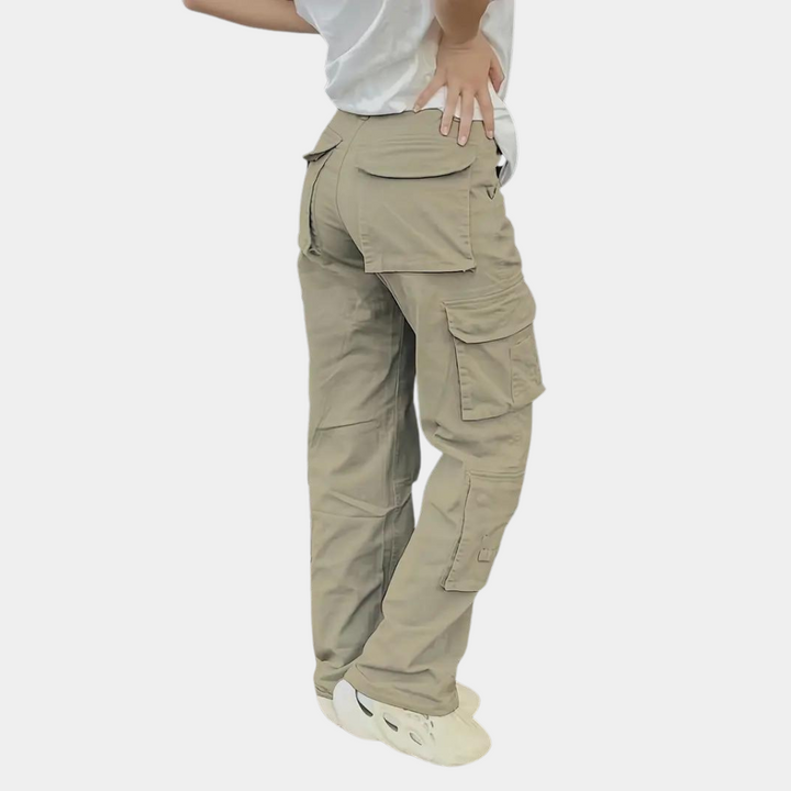 Cecilia - fashionable women's cargo trousers with practical, stylish pockets
