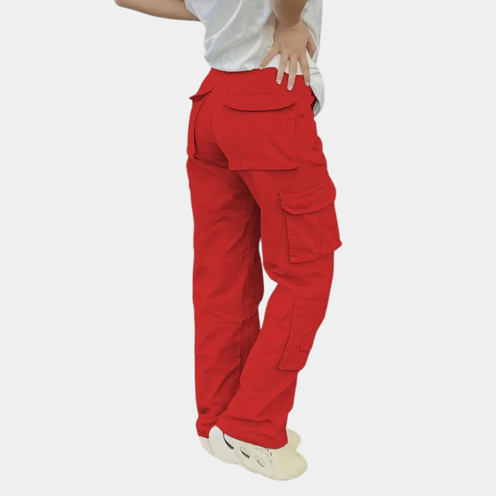 Cecilia - fashionable women's cargo trousers with practical, stylish pockets