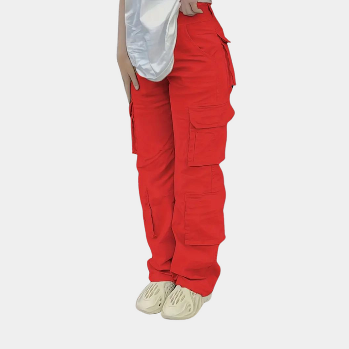 Cecilia - fashionable women's cargo trousers with practical, stylish pockets