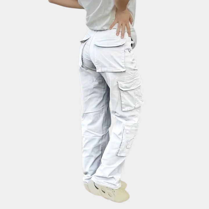 Cecilia - fashionable women's cargo trousers with practical, stylish pockets