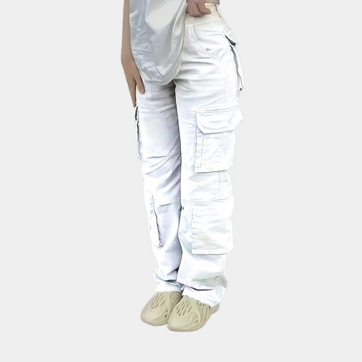 Cecilia - fashionable women's cargo trousers with practical, stylish pockets