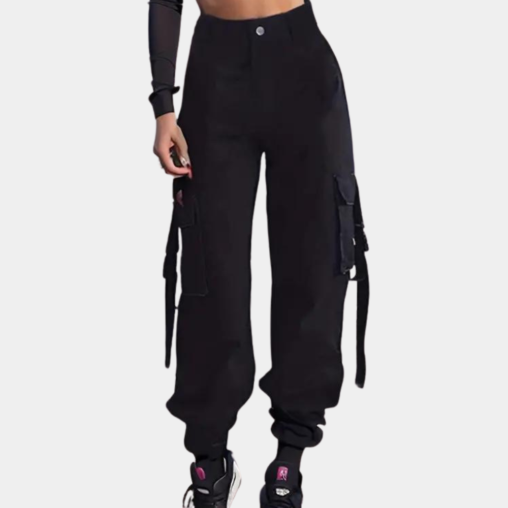 Noemi - Women's stylish high-waisted cargo