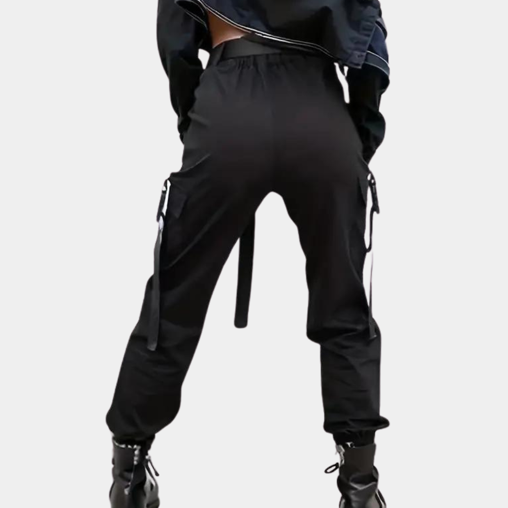 Noemi - Women's stylish high-waisted cargo