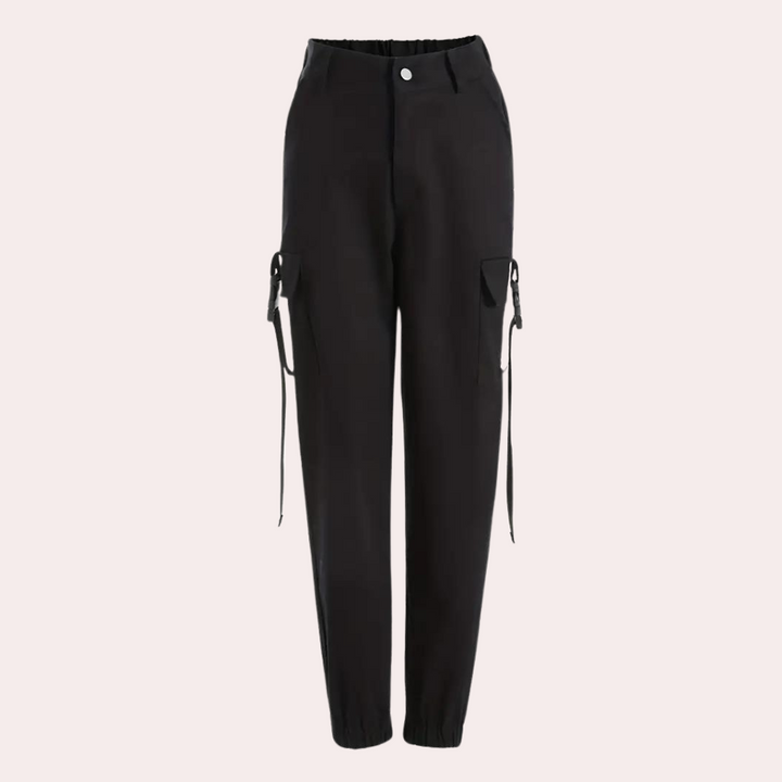 Noemi - Women's stylish high-waisted cargo
