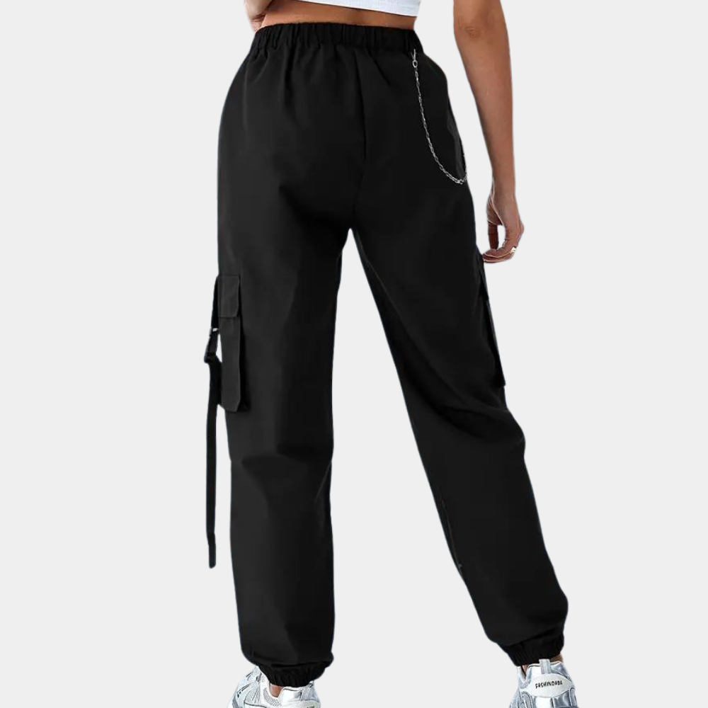 Jolanda - Elegant and comfortable women's sweatpants with comfortable adjustable waistband