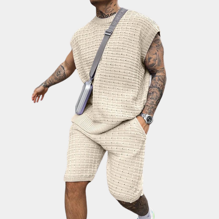 Leone - Elegant, luxurious two-piece set for men