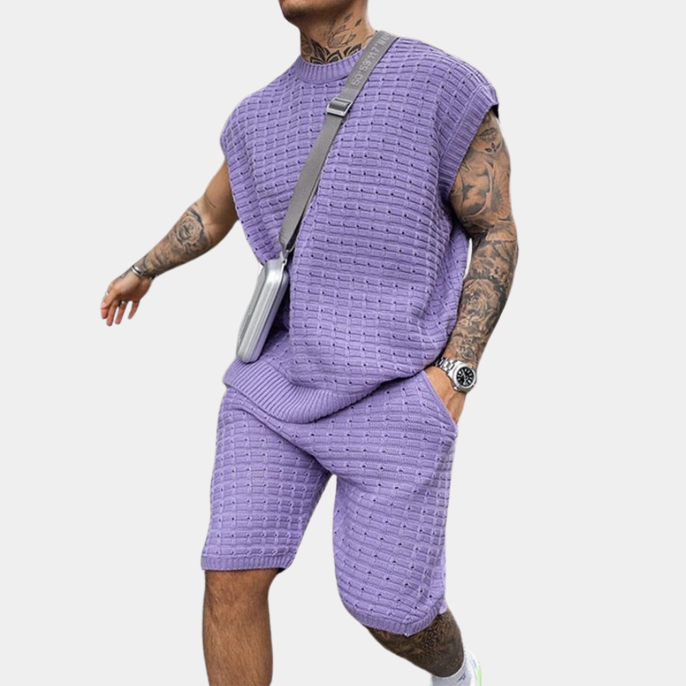Leone - Elegant, luxurious two-piece set for men