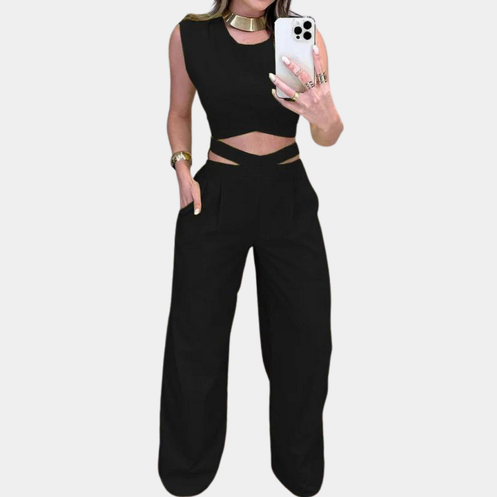 Stylish two-piece set for women - Sandra