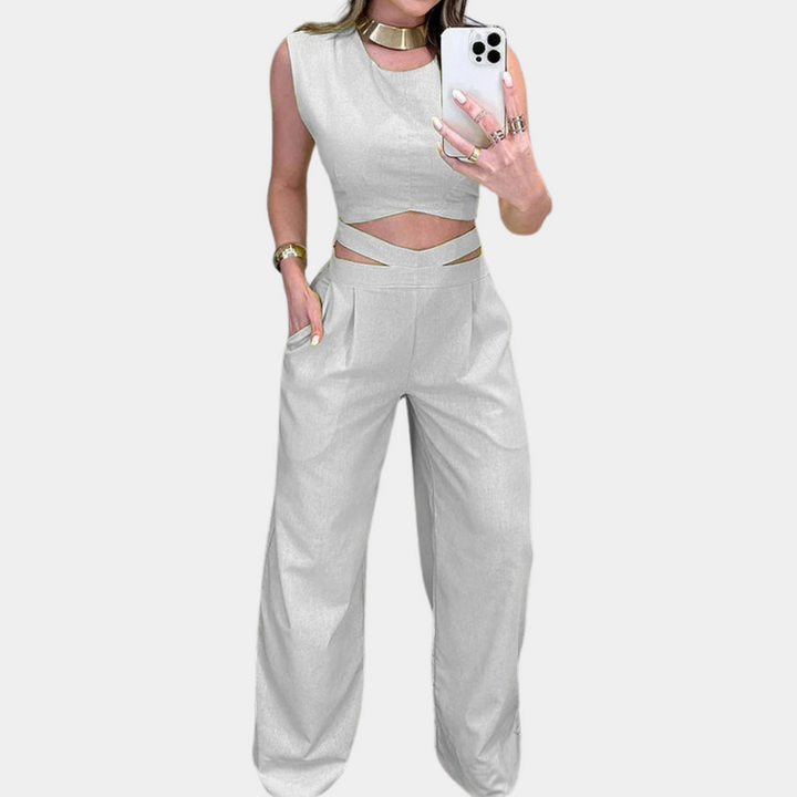 Stylish two-piece set for women - Sandra