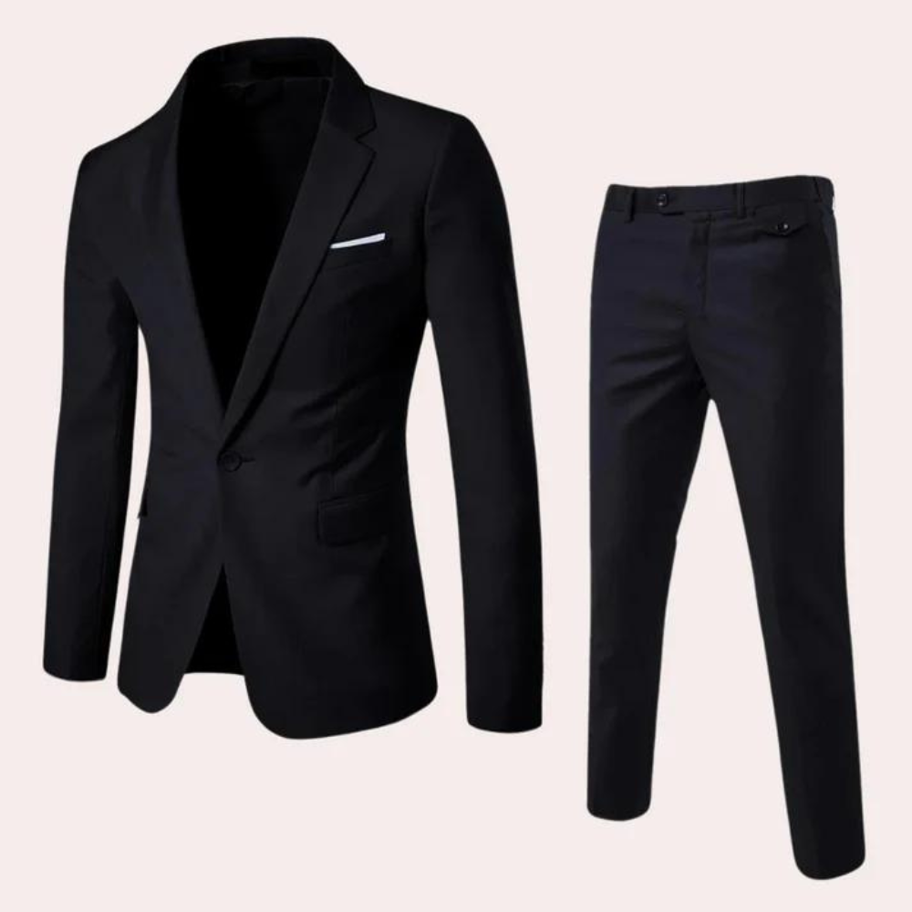 Elegant two-piece men's suit, ideal for formal occasions
