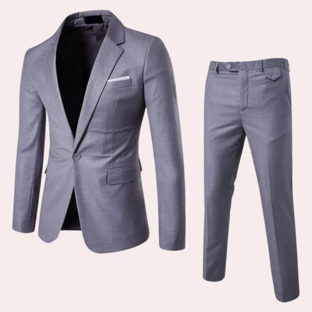 Elegant two-piece men's suit, ideal for formal occasions