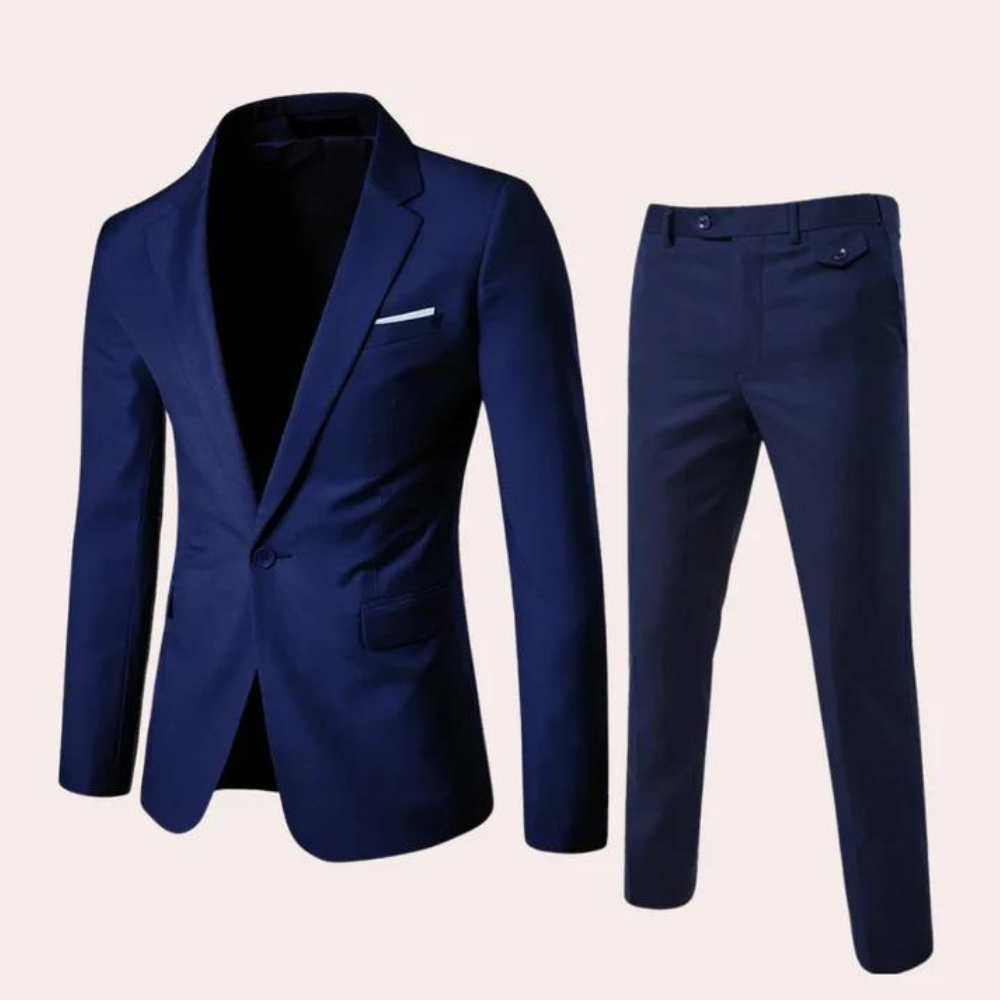 Elegant two-piece men's suit, ideal for formal occasions
