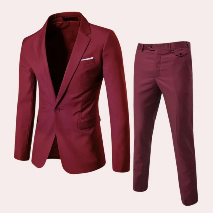 Elegant two-piece men's suit, ideal for formal occasions