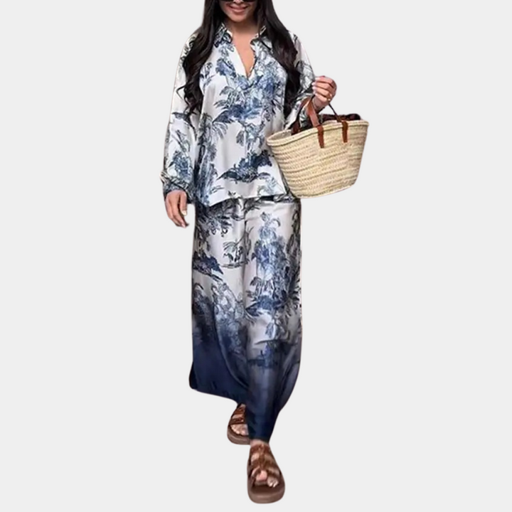 Dona - A stylish two-piece set that highlights feminine charms
