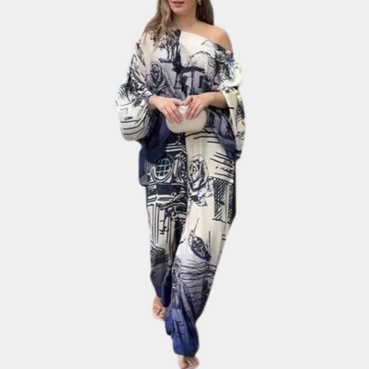 Dona - A stylish two-piece set that highlights feminine charms