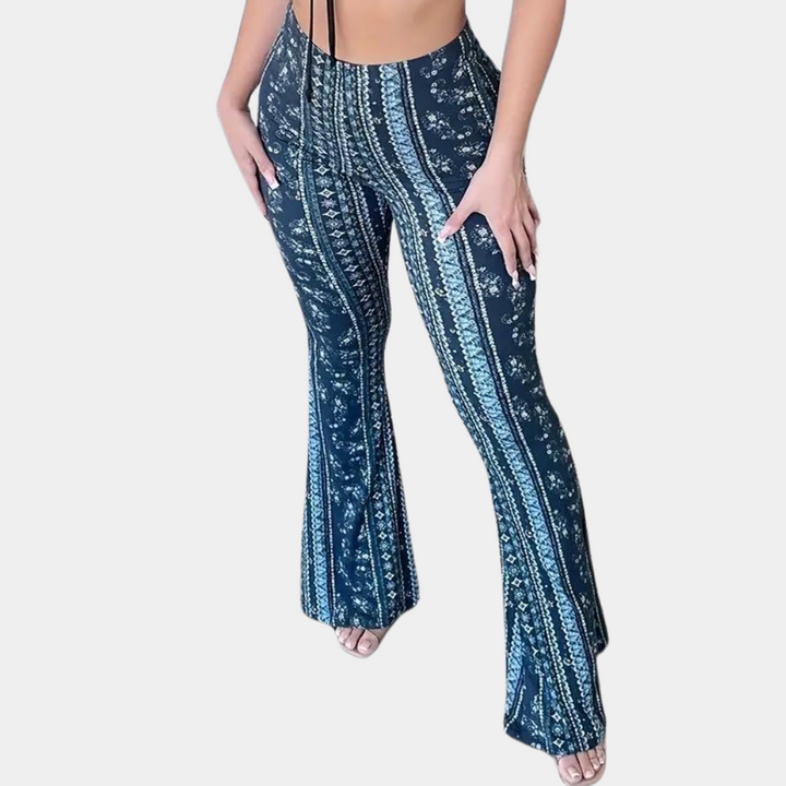 Elvera - Stylish boho flared trousers for women that add a uniquely chic touch