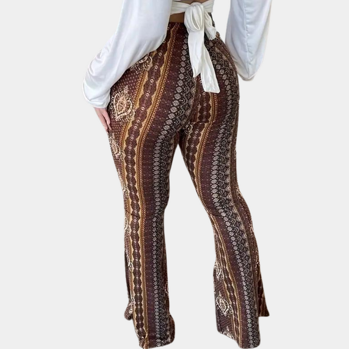 Elvera - Stylish boho flared trousers for women that add a uniquely chic touch