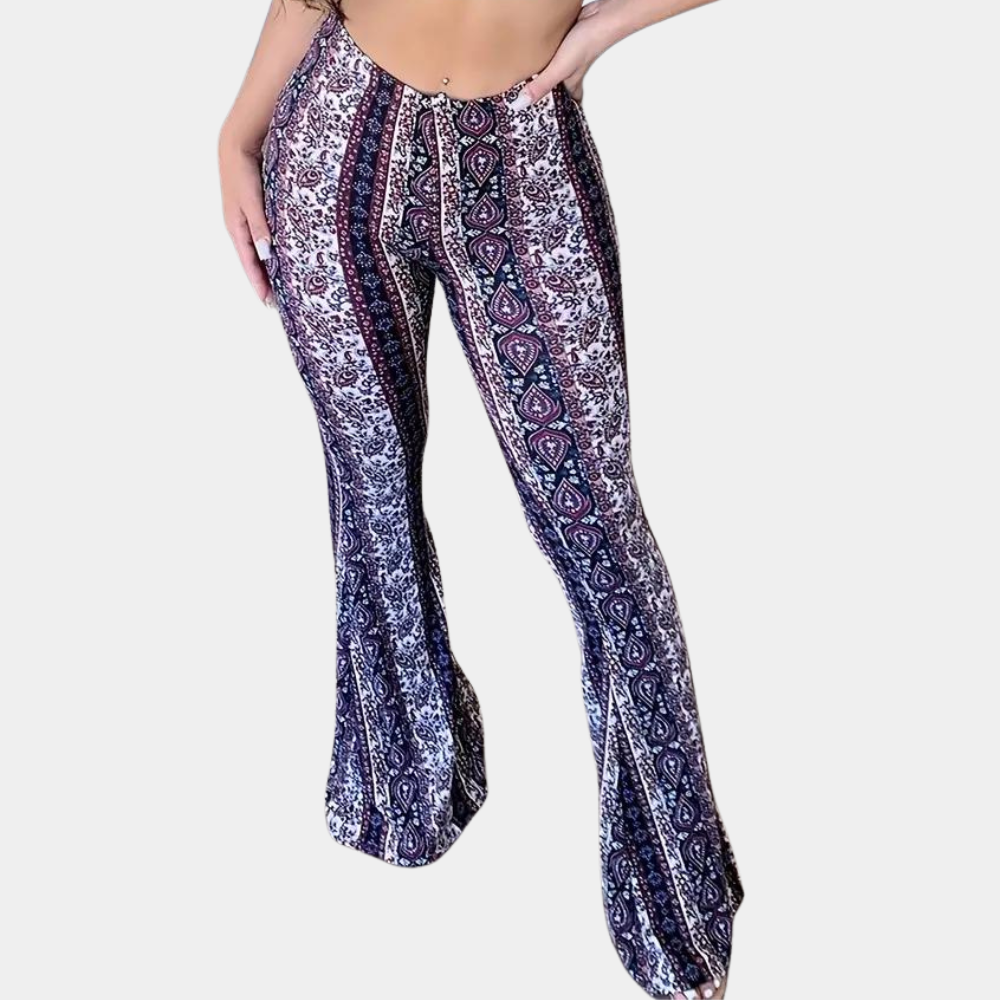 Elvera - Stylish boho flared trousers for women that add a uniquely chic touch