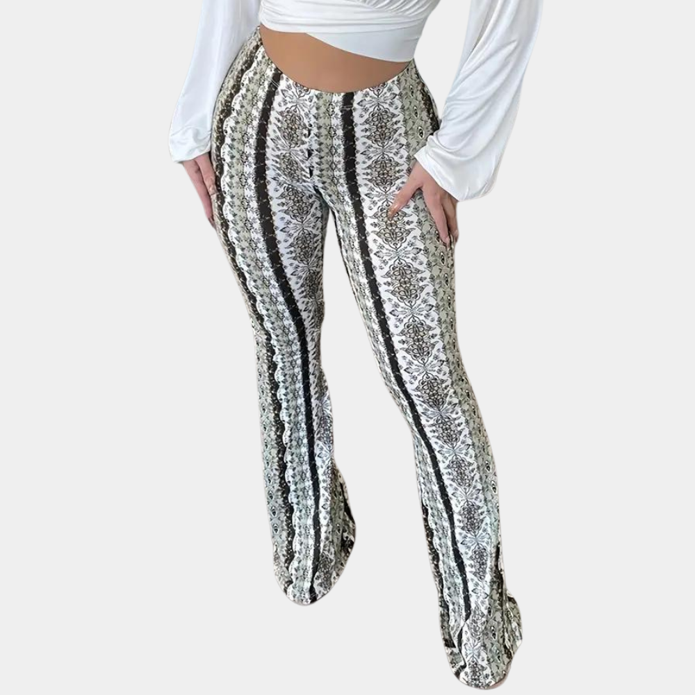 Elvera - Stylish boho flared trousers for women that add a uniquely chic touch