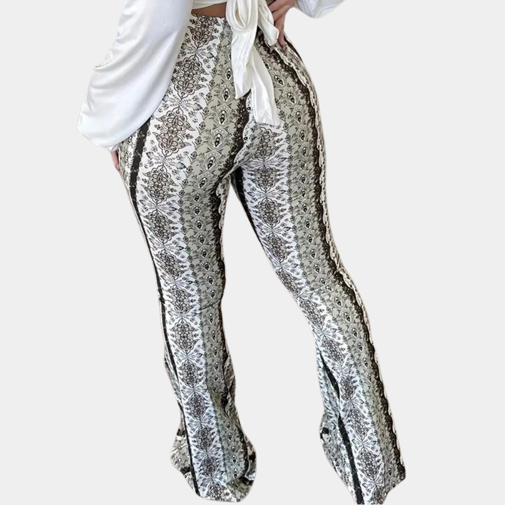 Elvera - Stylish boho flared trousers for women that add a uniquely chic touch